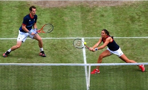 Andy Murray y Laura Robson lograron la plata y levantar mucha expectación en Londres 2012
