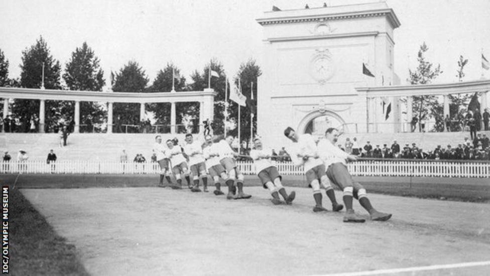 El equipo de la City Police en los Juegos de Amberes 1920